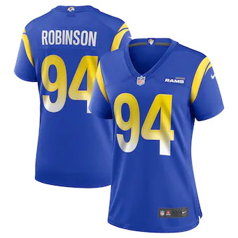 womens nike ashawn robinson royal los angeles rams game jer